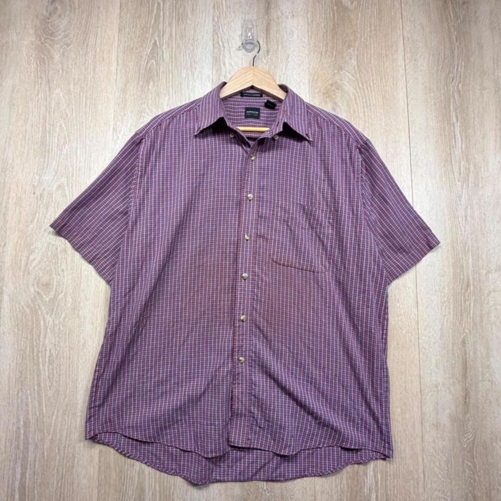 Arrow Men's Purple and Red Shirt